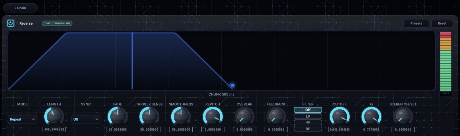 Reverse module editor in GhostInTheMachine