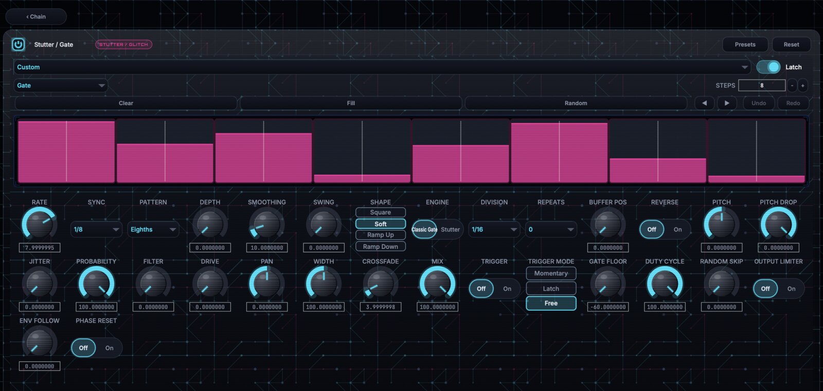 Stutter / Gate module editor in GhostInTheMachine